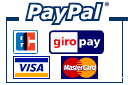 Oferty kwiatowe mozna zaplacic: Visa, Mastercard, EC, GiroPay, PayPal
