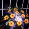 Wiazanka pogrzebowa z Gerber lub innych kwiatow DO NIEMIEC